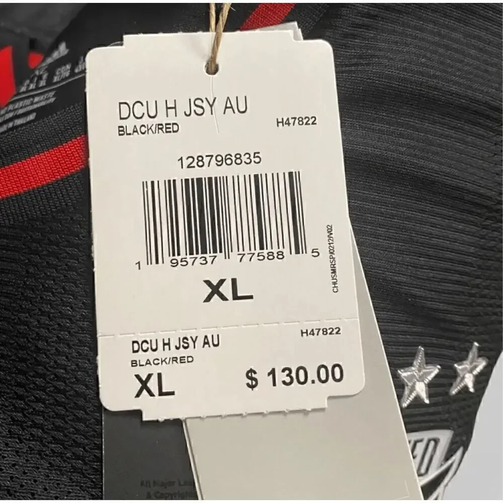 Adidas D.C. United 22/23 Authentic Mens Home Soccer Jersey size XL Brand New (c)